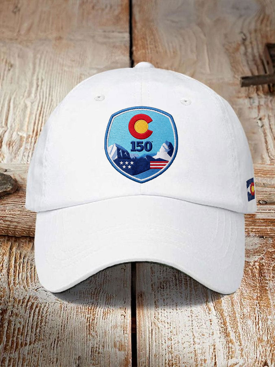 Unisex Colorado Day 150 Years Art Printed Hat