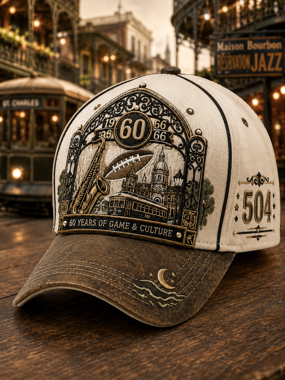 The 60th Anniversary Of The New Orleans Saints Team Unisex Hat