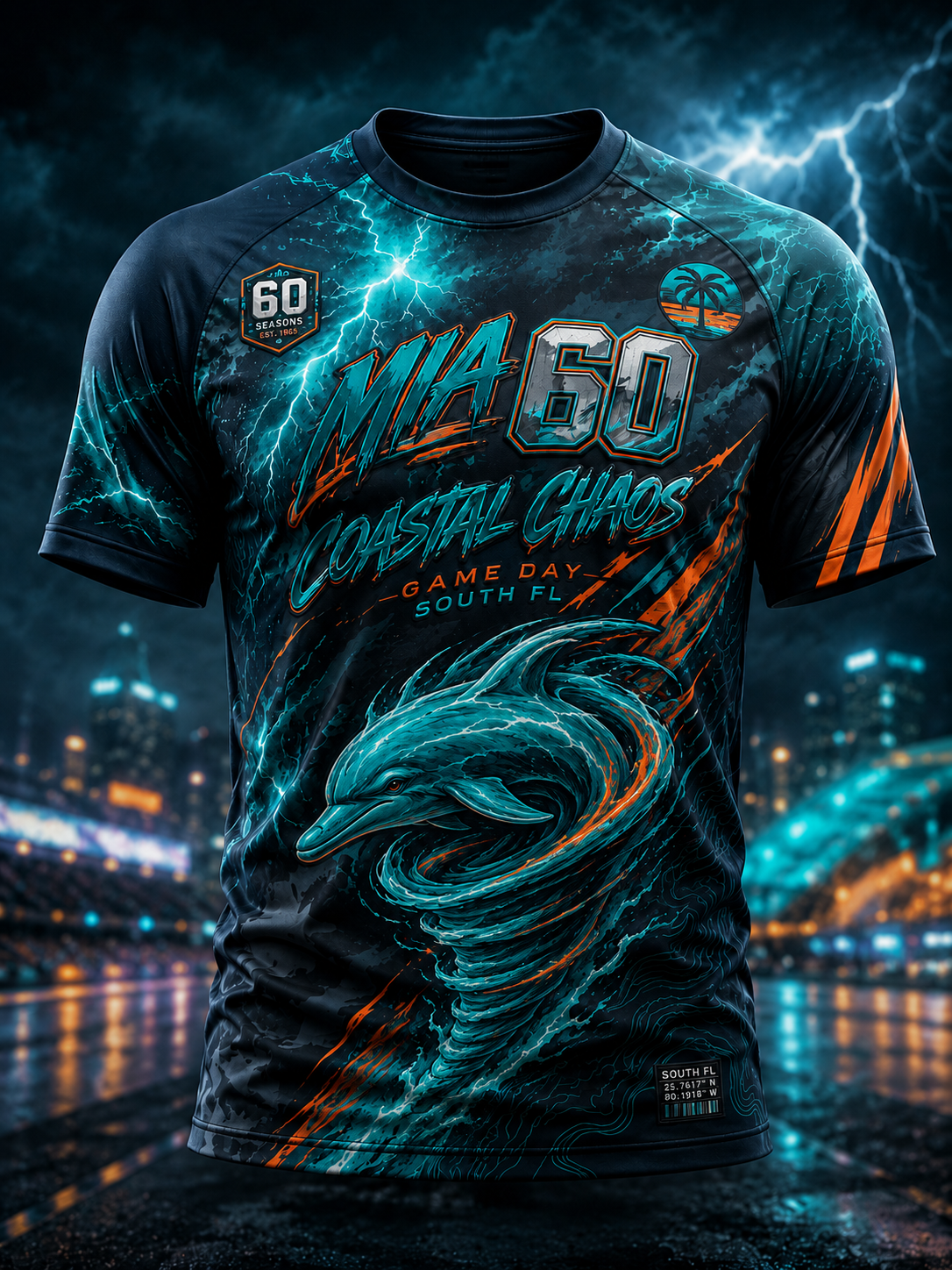 Men's Miami Dolphins Short Sleeve T-Shirt