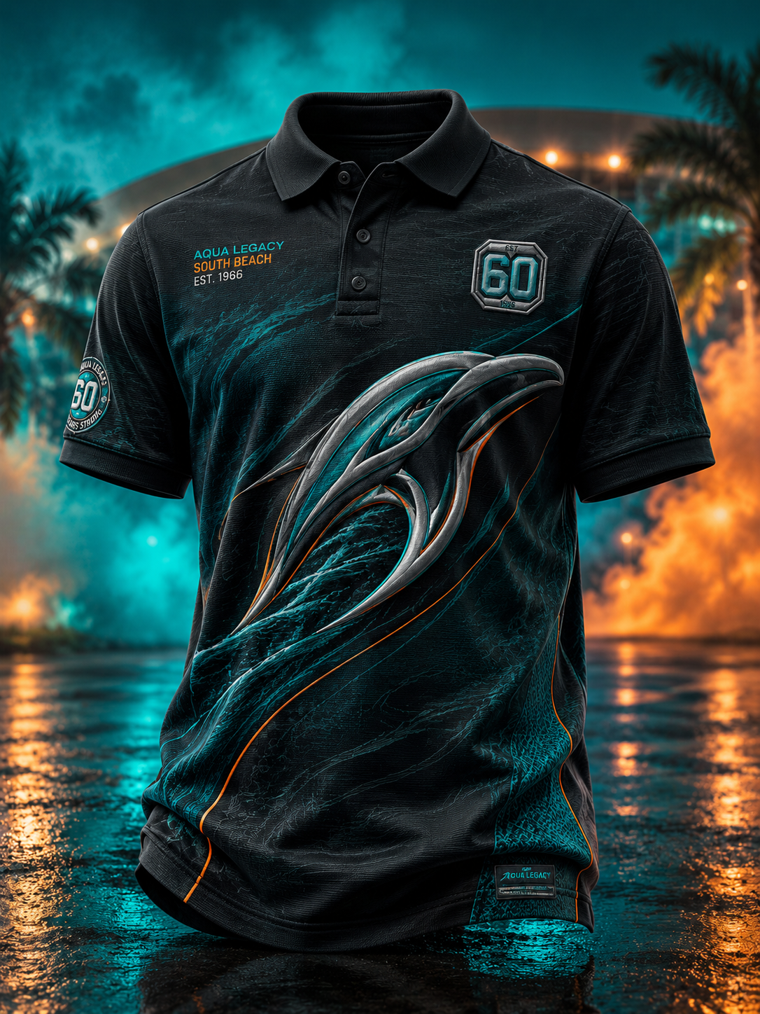 Men's Miami Dolphins Short Sleeve Shirt