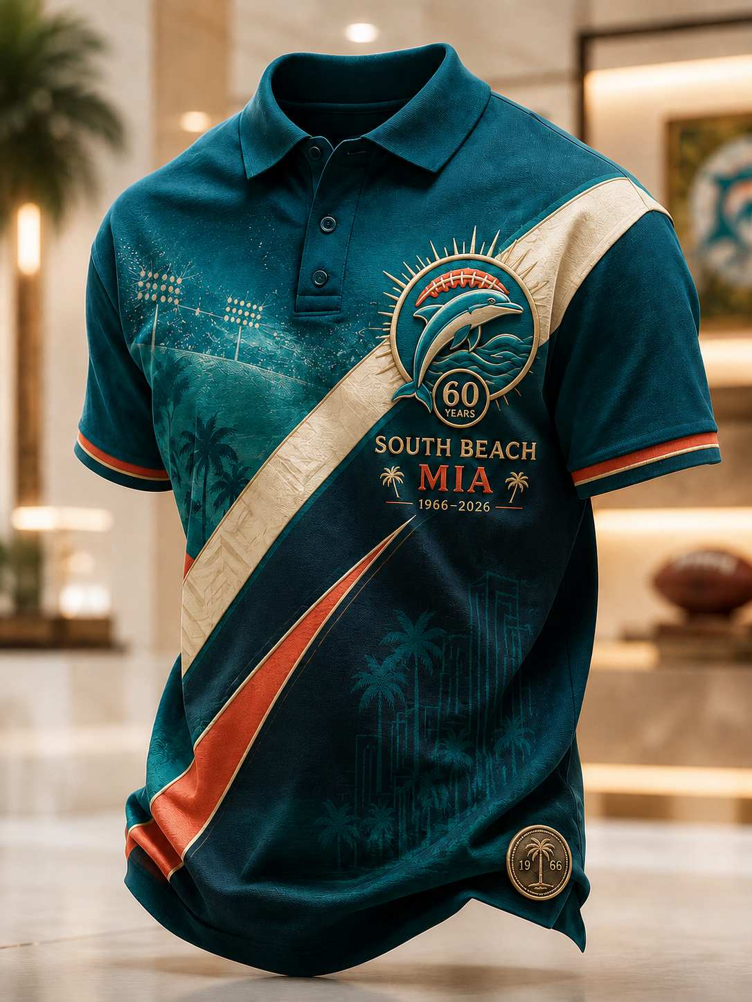 Men's Miami Dolphins Short Sleeve Shirt