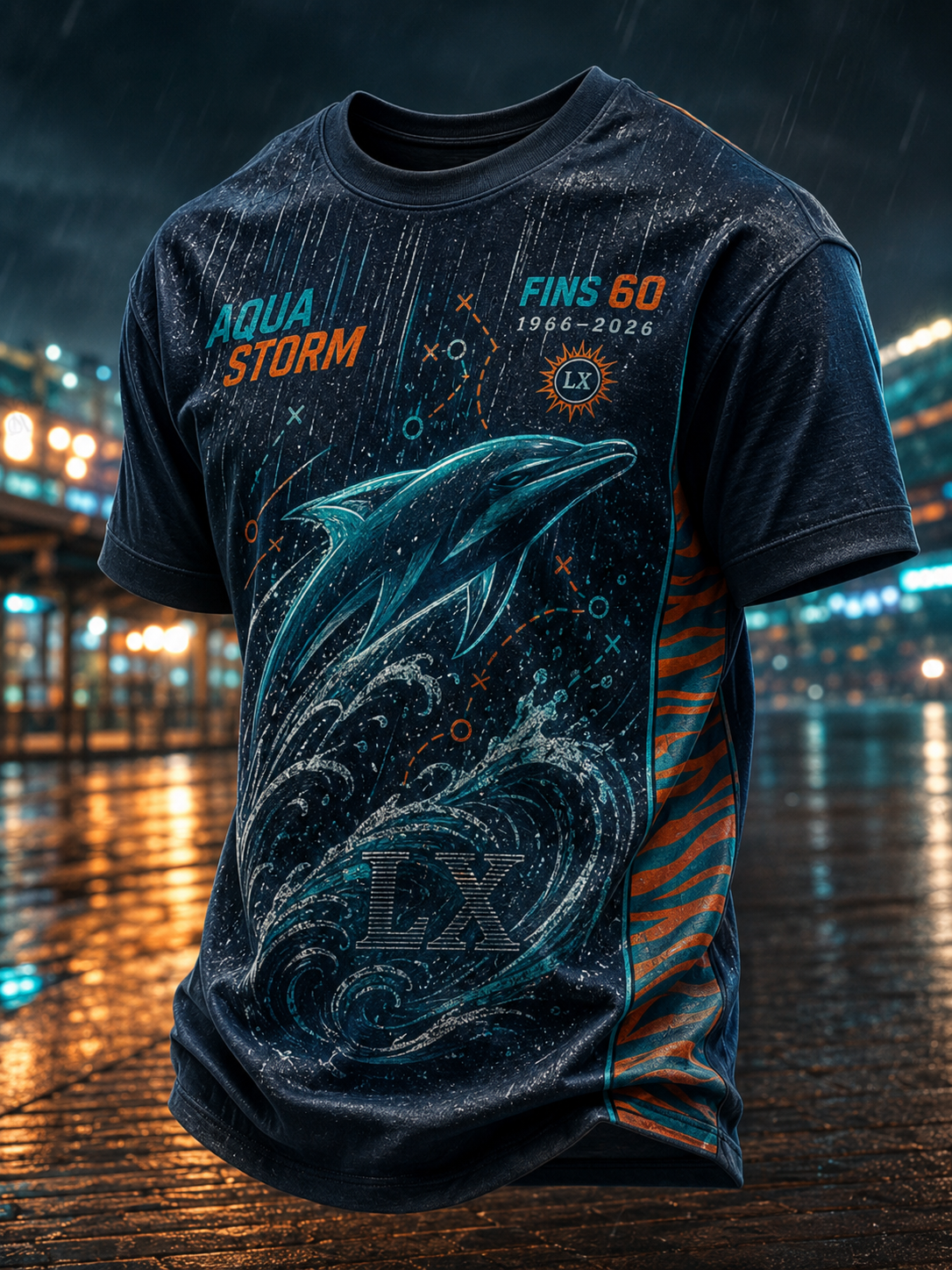 Men's Miami Dolphins Short Sleeves T-Shirt