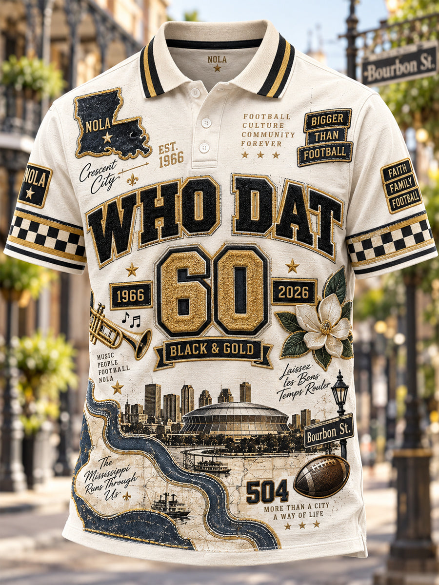 Men's New Orleans Saints Polo Shirt