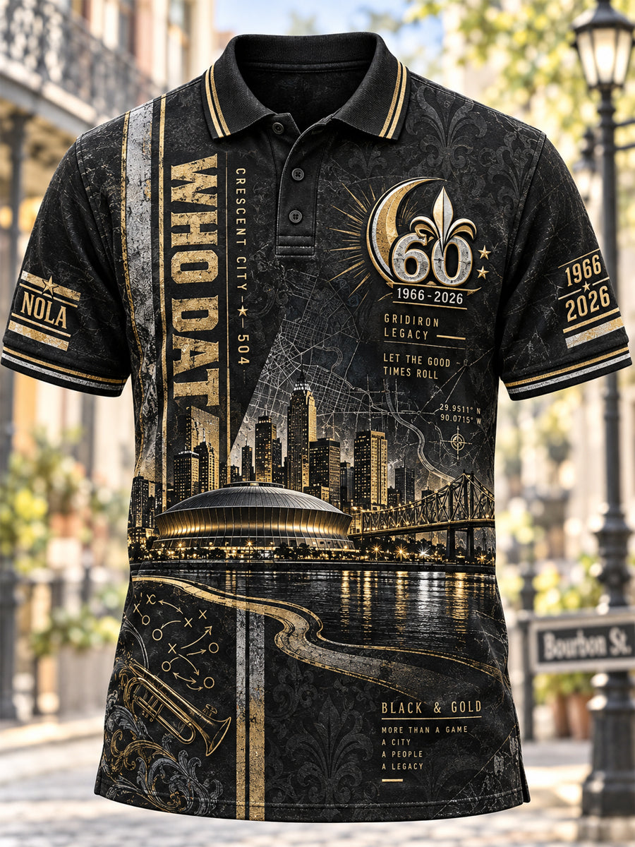 Men's New Orleans Saints Polo Shirt
