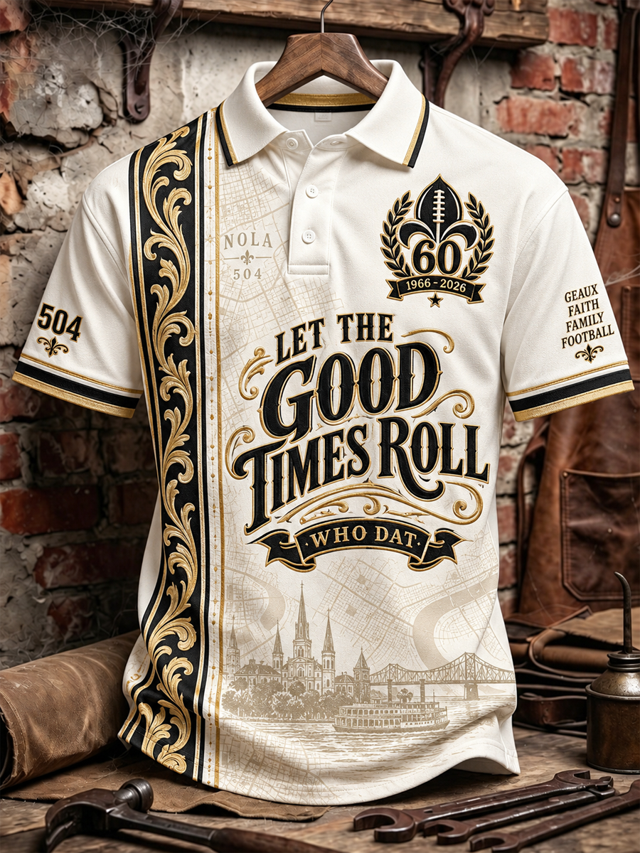 Men's New Orleans Saints Polo Shirt