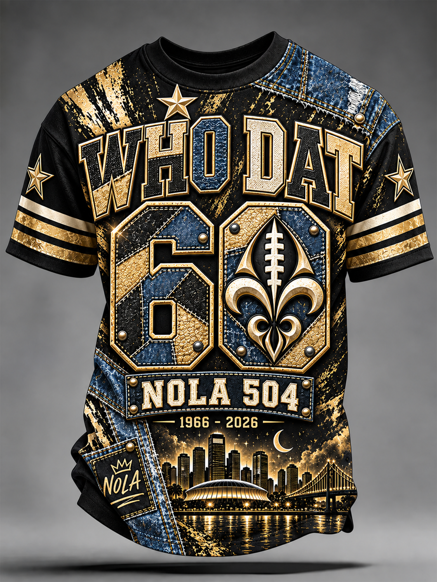 Men's New Orleans Saints Short Sleeves T-Shirt