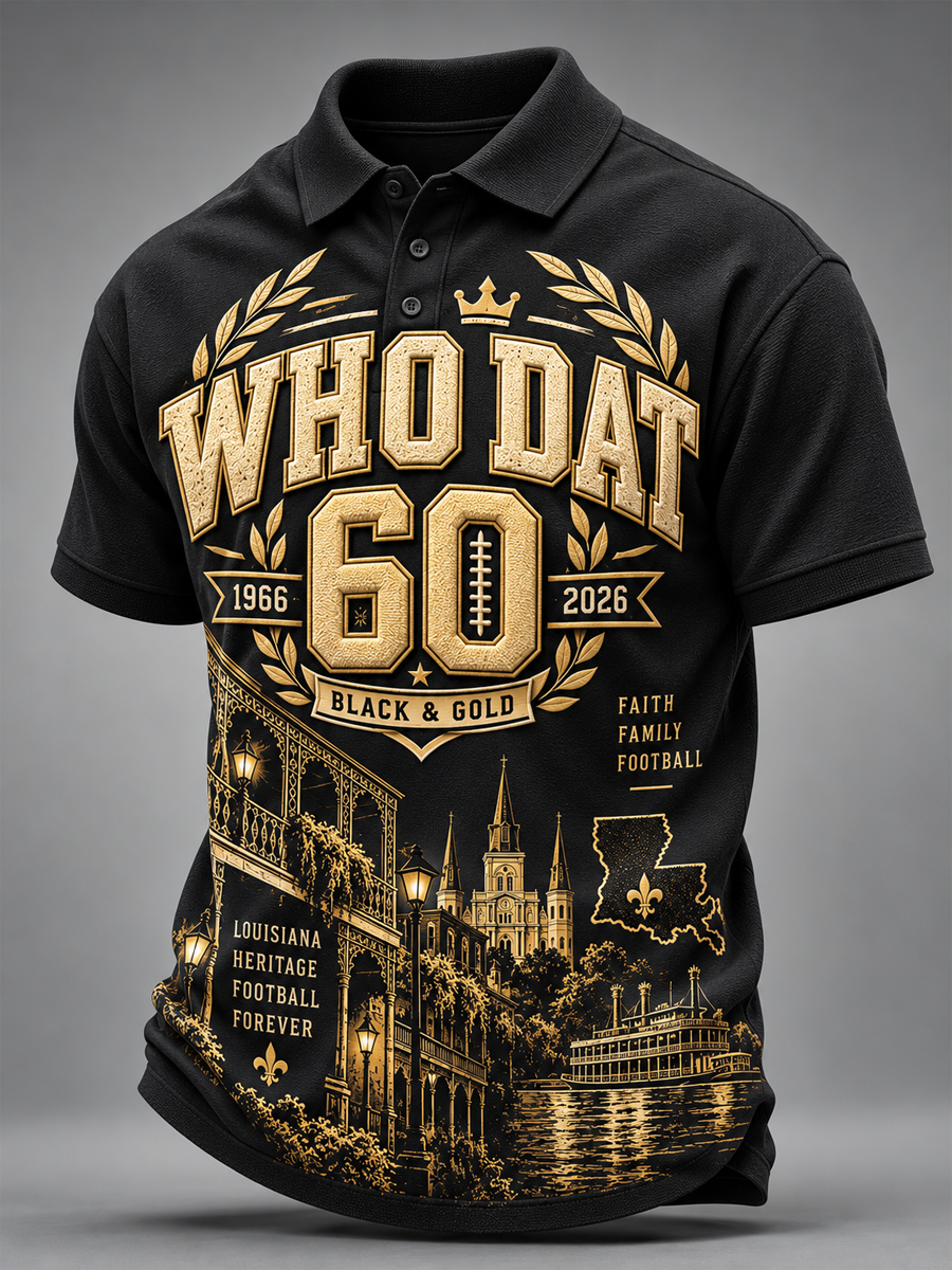 Men's New Orleans Saints Polo Shirt