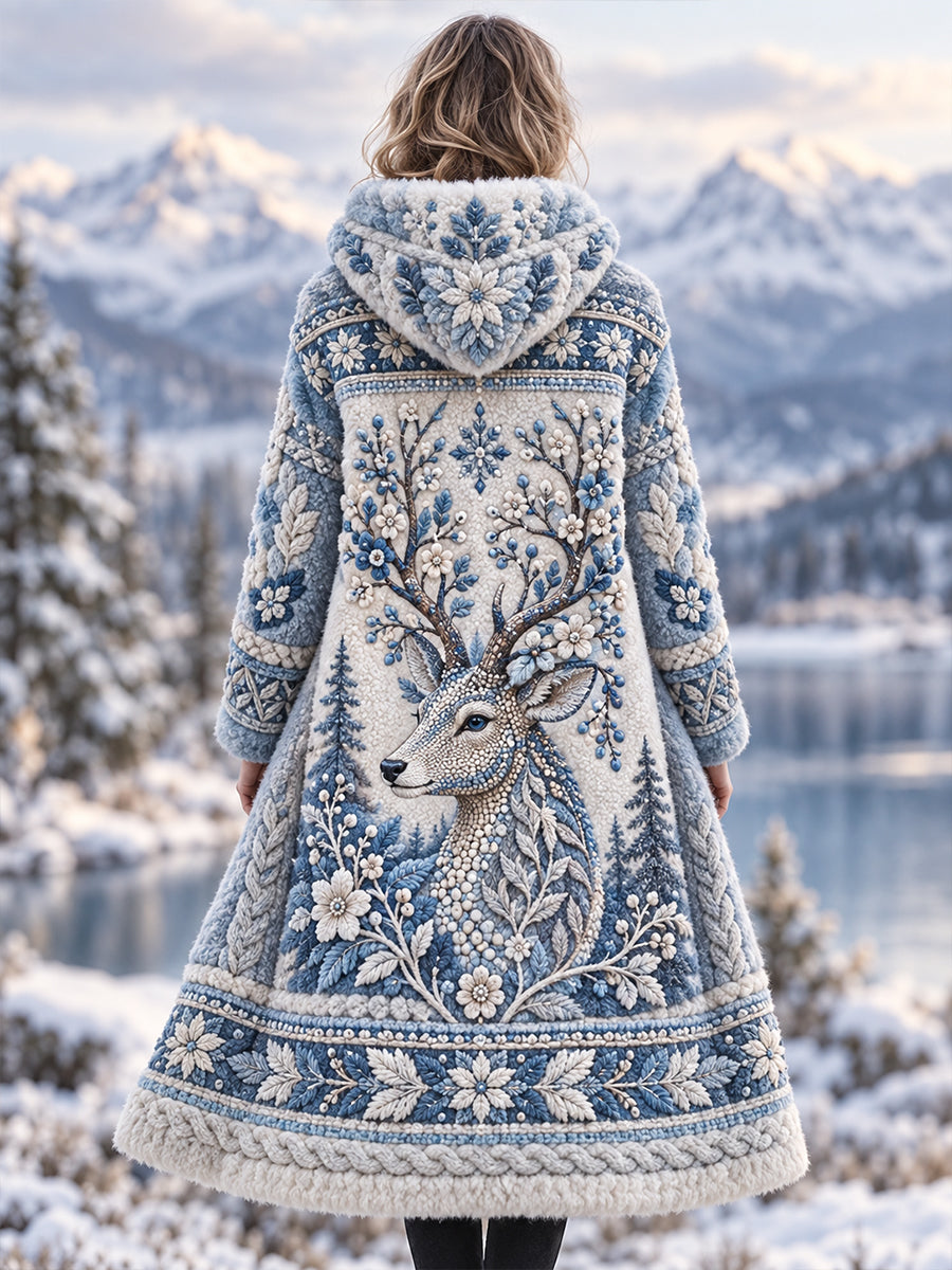 Women's Nordic Animal Flannel Jacket