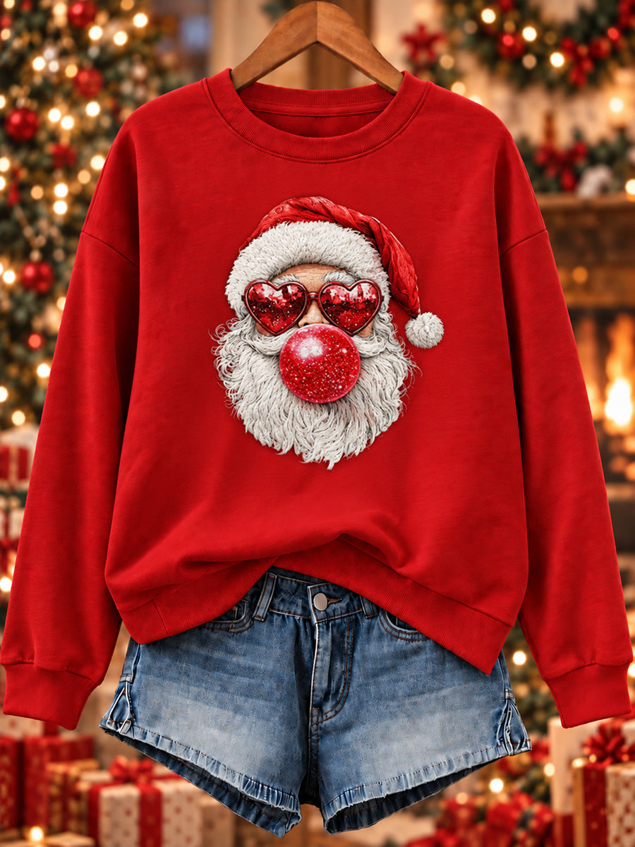 Women's Christmas Print Sweatshirt