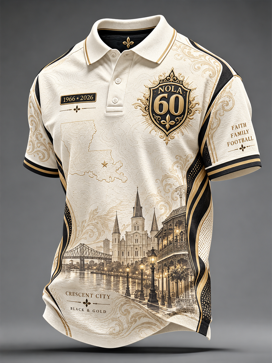 Men's New Orleans Saints Polo Shirt