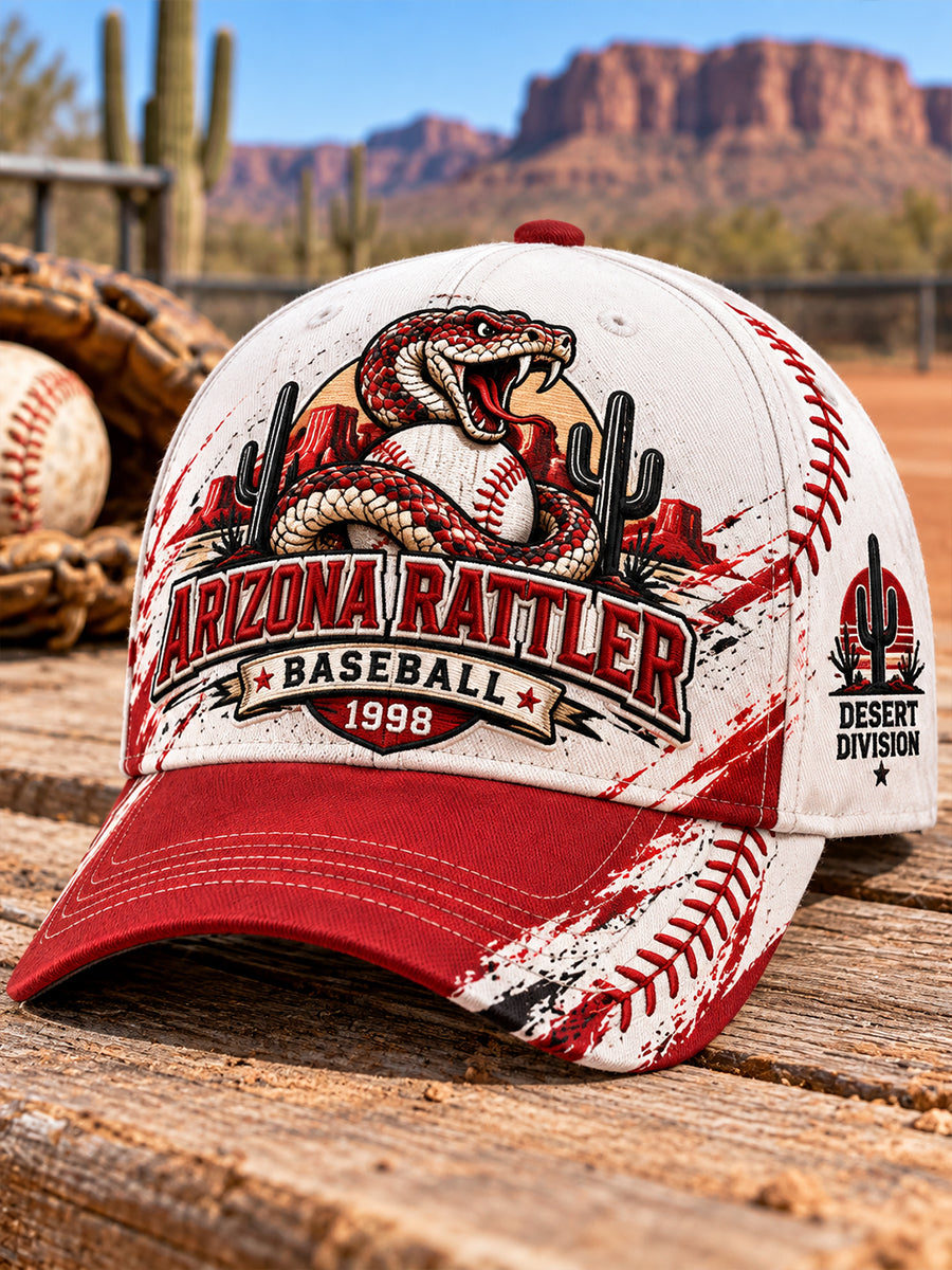 Men's Baseball-Style Printed Cap