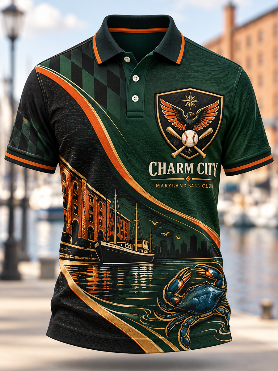 Men's Baltimore Orioles Polo Shirt