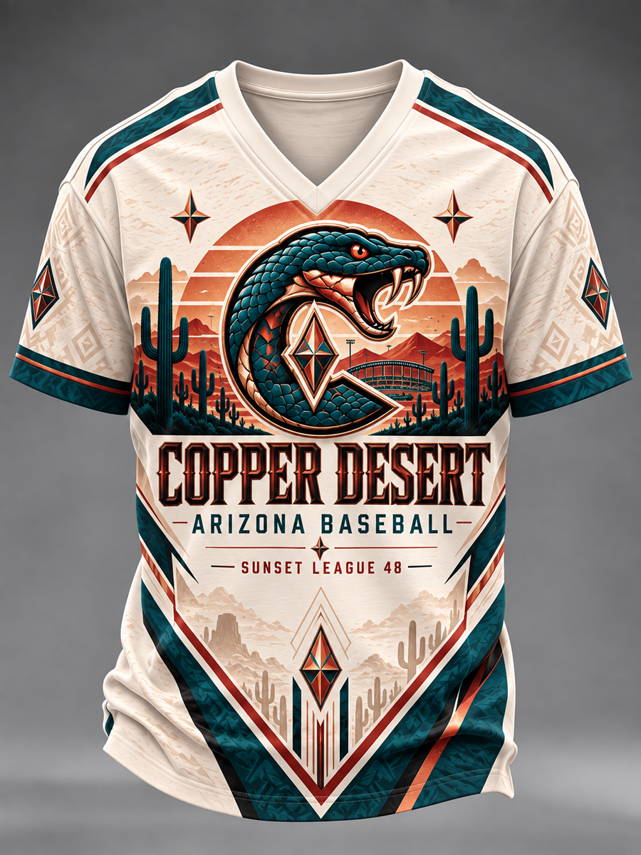 Men's Arizona Diamondbacks V-Neck T-Shirt