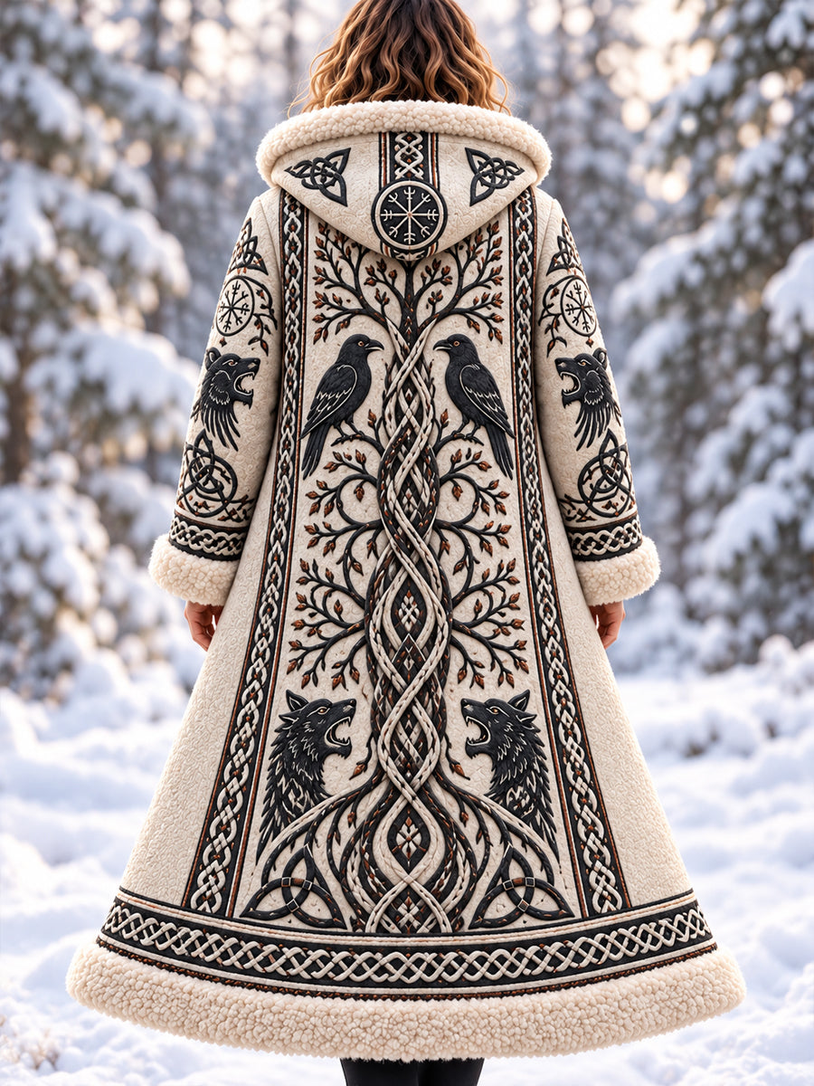 Women's Viking Art Flannel Jacket