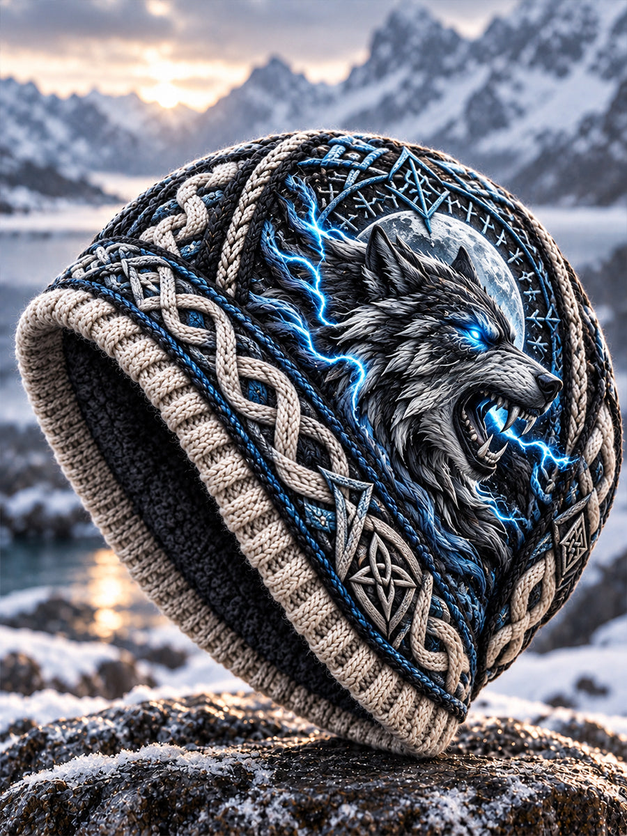 Unisex Nordic Animals Print Hat