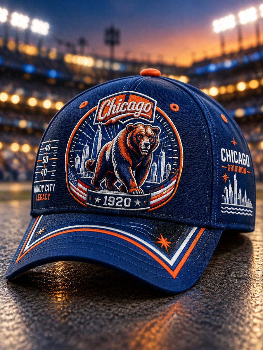 Unisex American Football Chicago Bears Baseball Cap