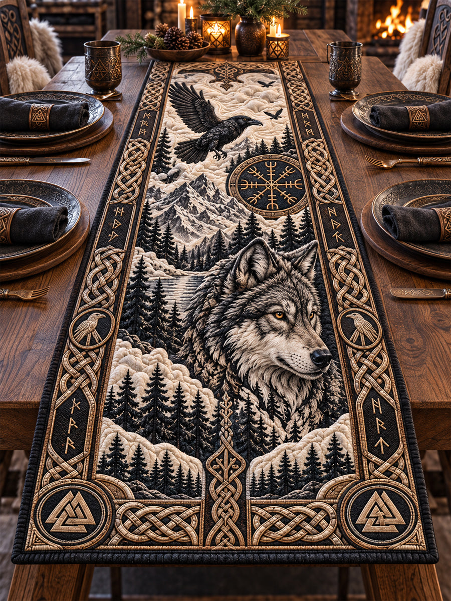 Viking Art Floral Quilted Blanket