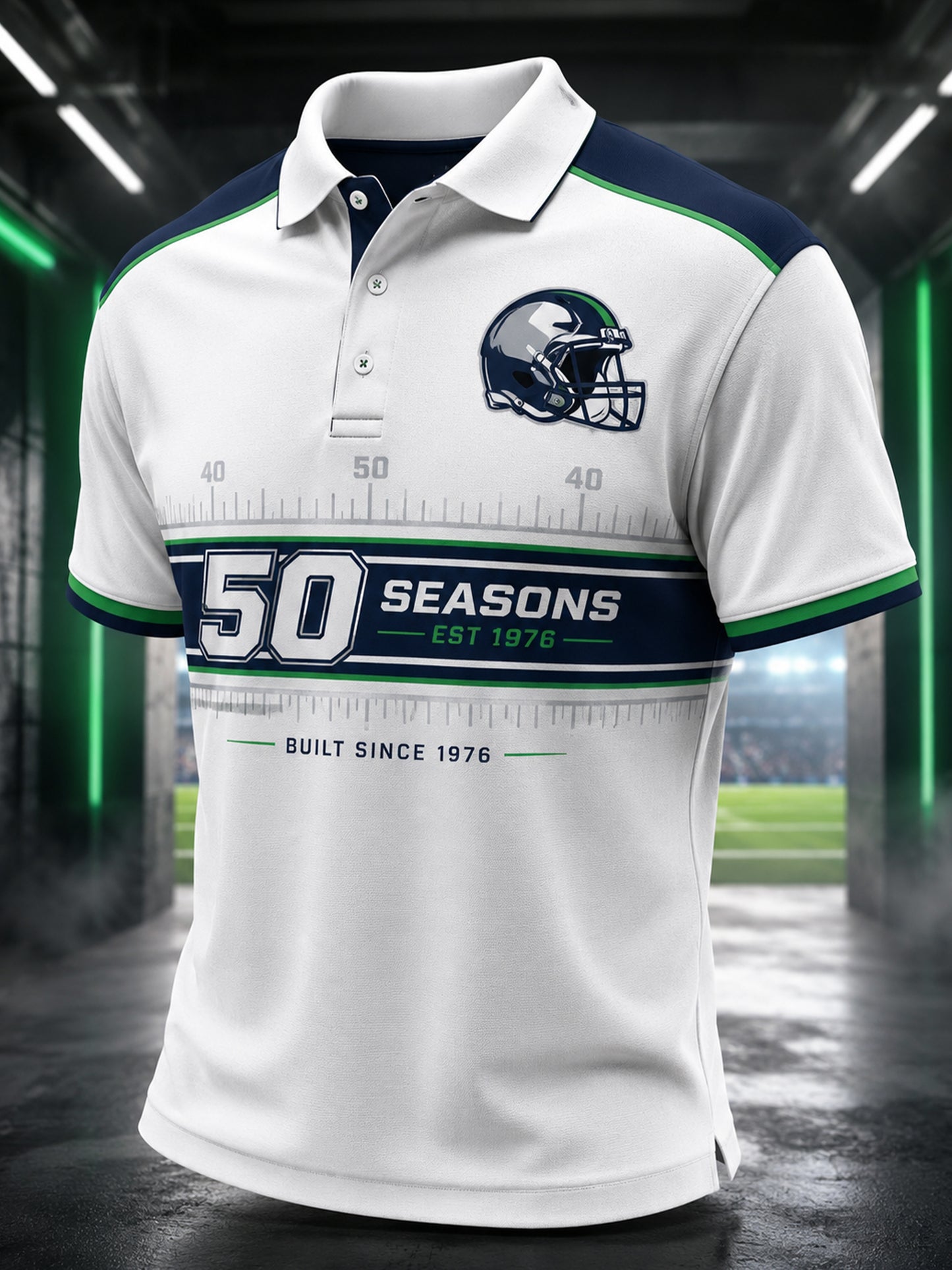 Men's 50th Anniversary Art Print Polo