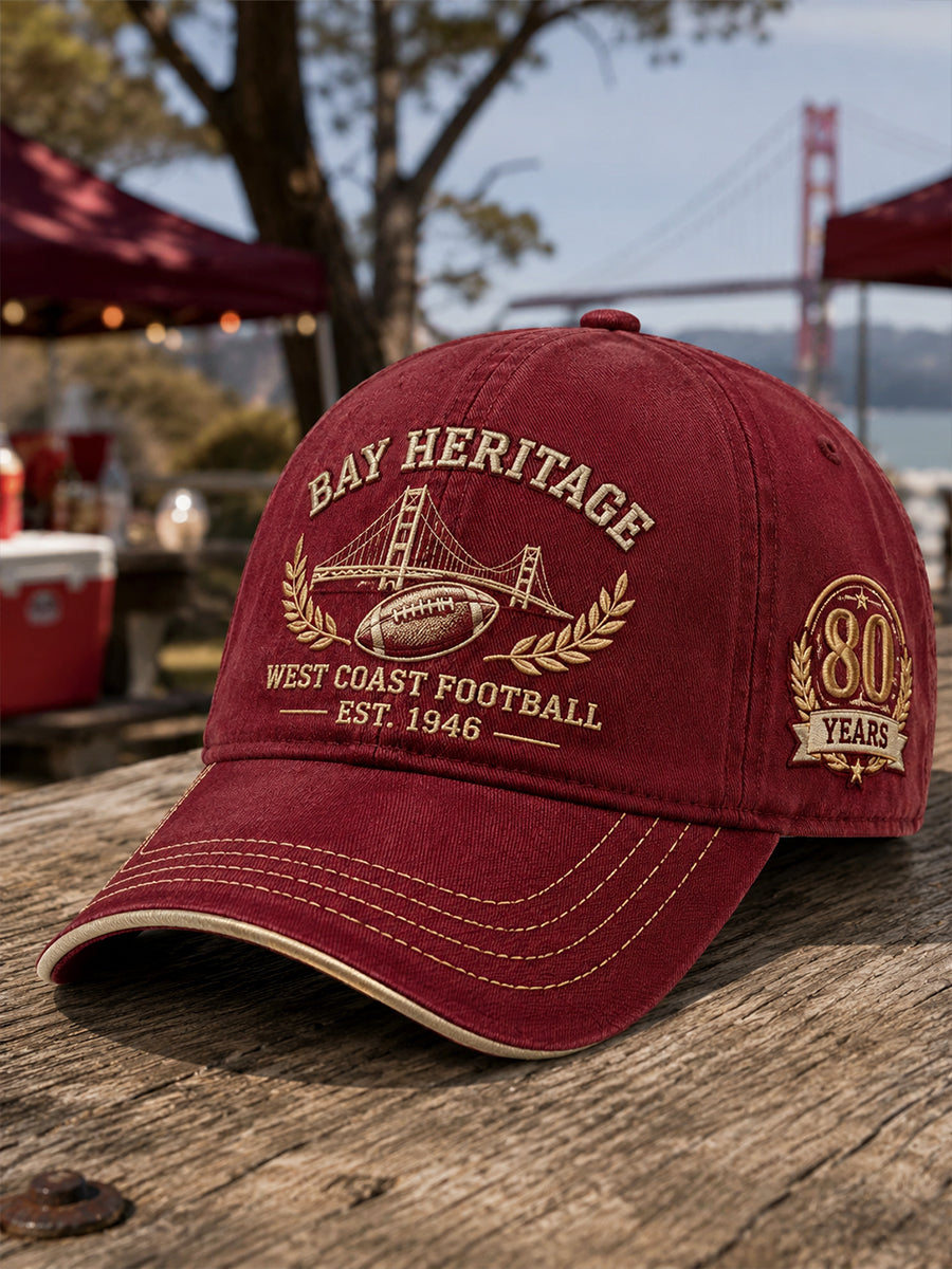 Hat Featuring 80th-Anniversary Commemorative Team Graphics