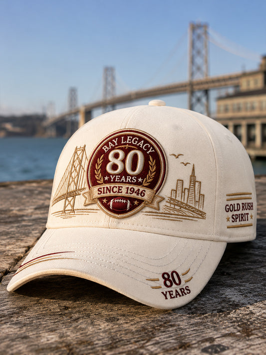 Hat Featuring 80th-Anniversary Commemorative Team Graphics