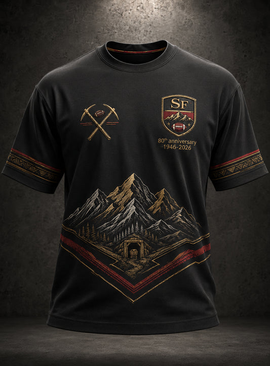 Men's San Francisco 49ers 80th Anniversary Art Print T-Shirt