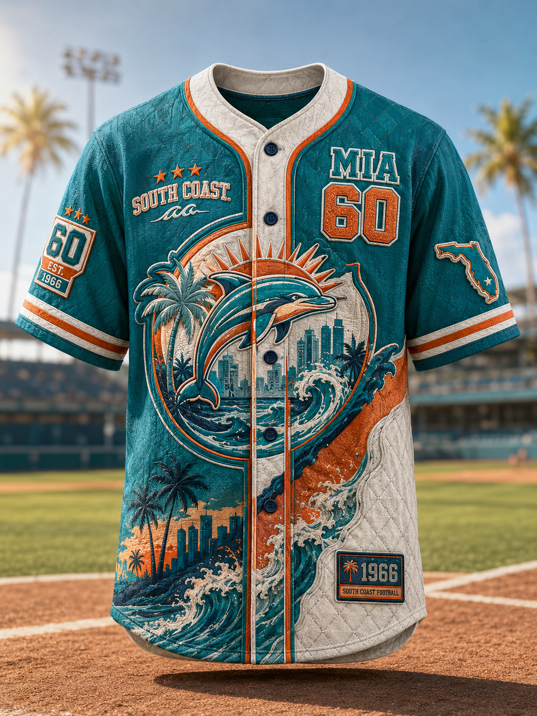 Men's Miami Dolphins Casual Top
