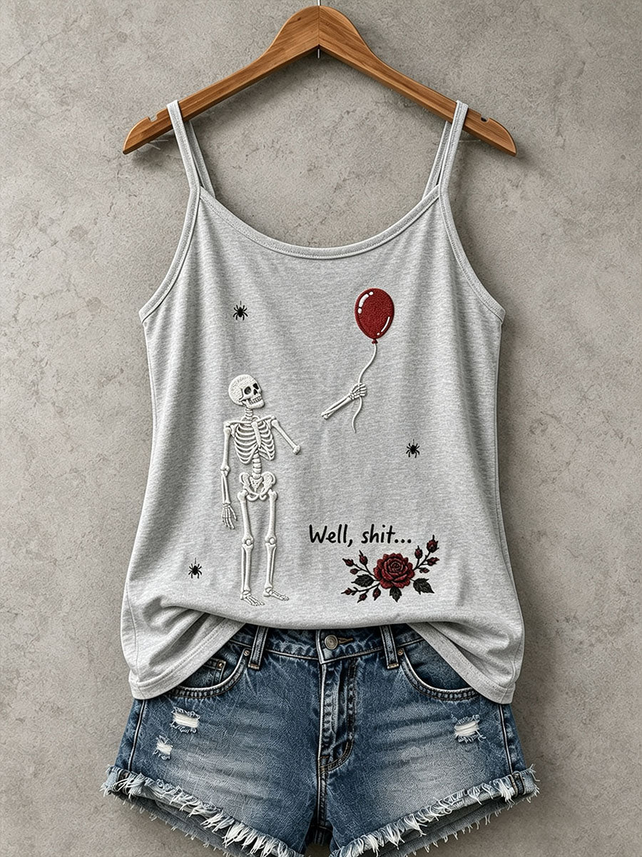 Women's Gothic Skull Tank Top