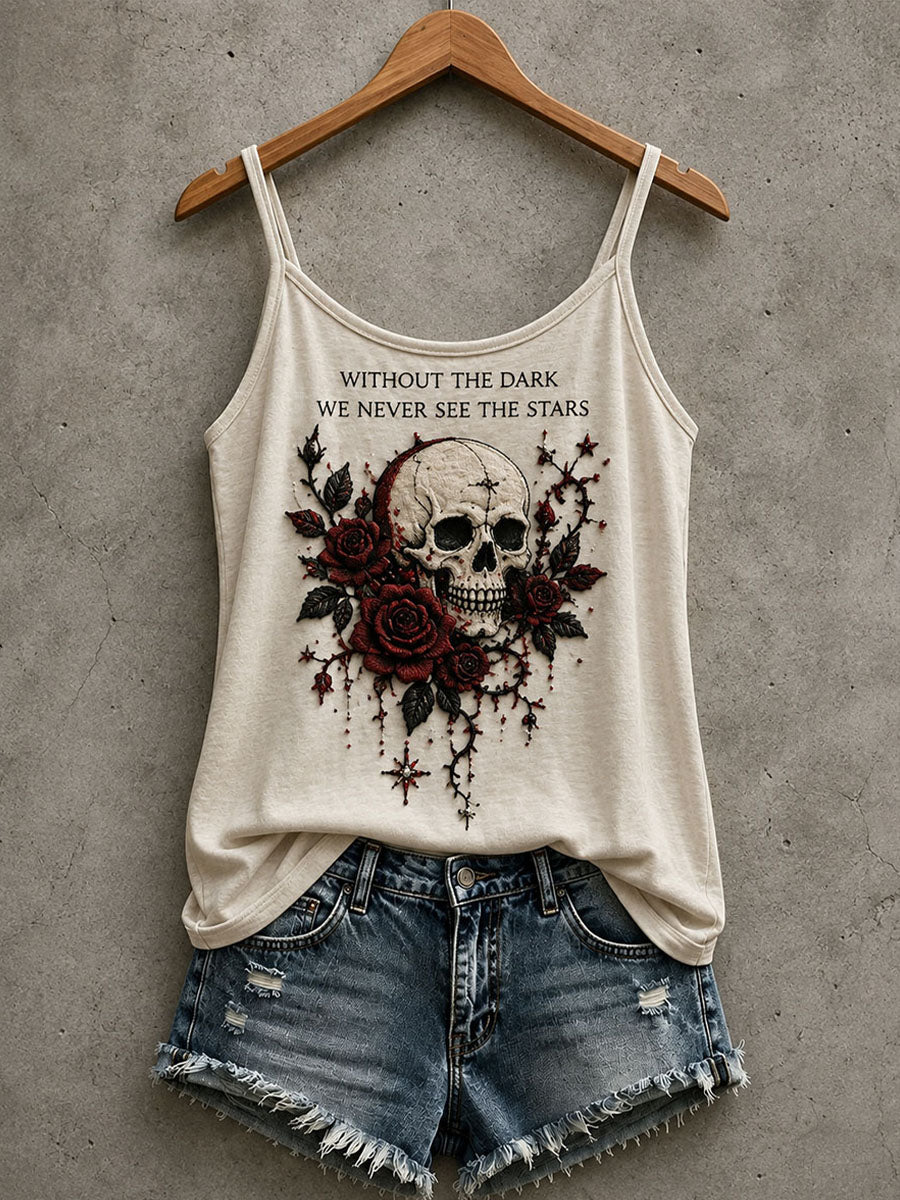 Women's Gothic Skull Tank Top