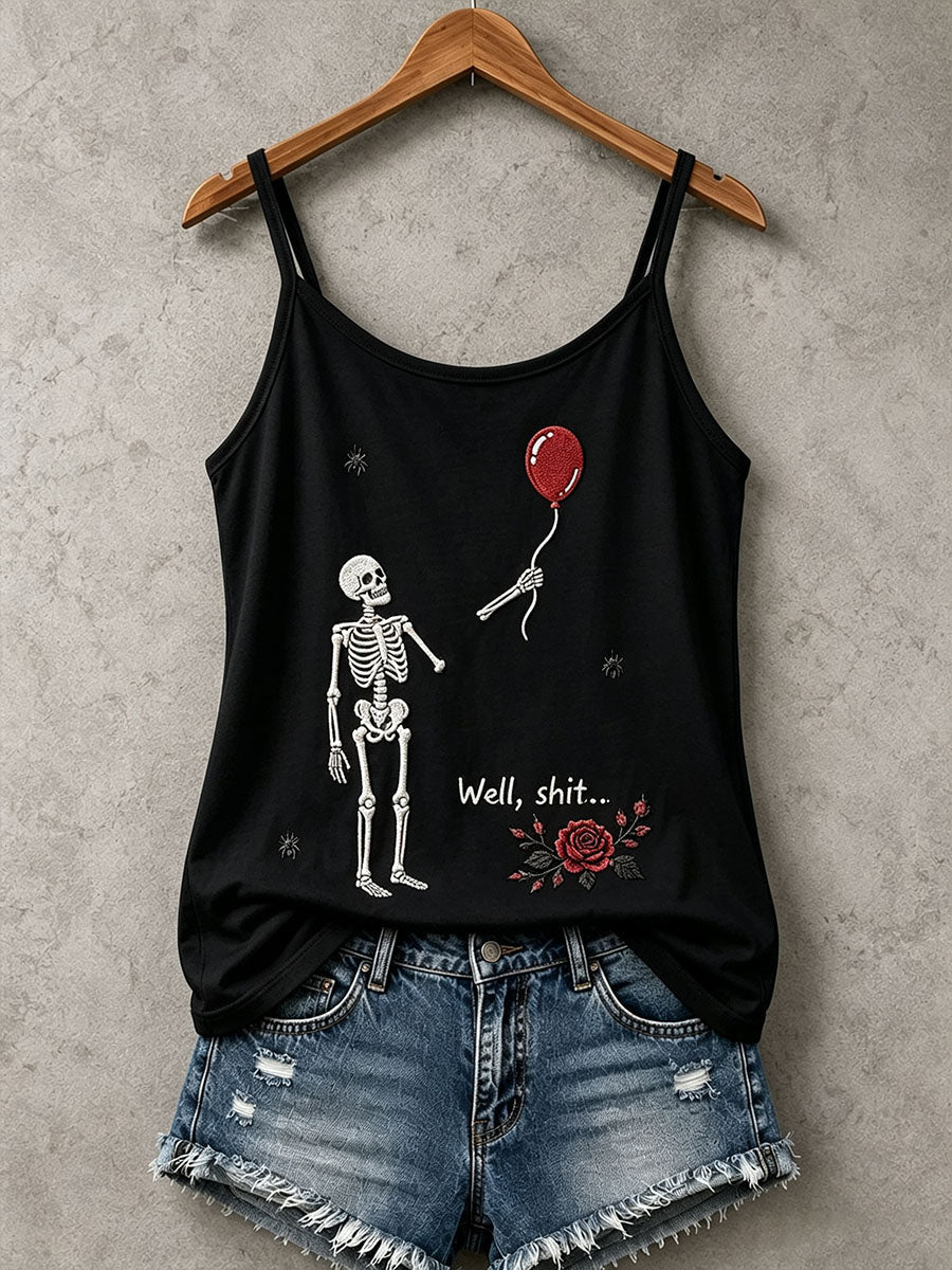 Women's Gothic Skull Tank Top