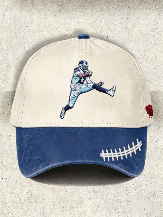 Unisex Football Lover BUF Art Printed Hat