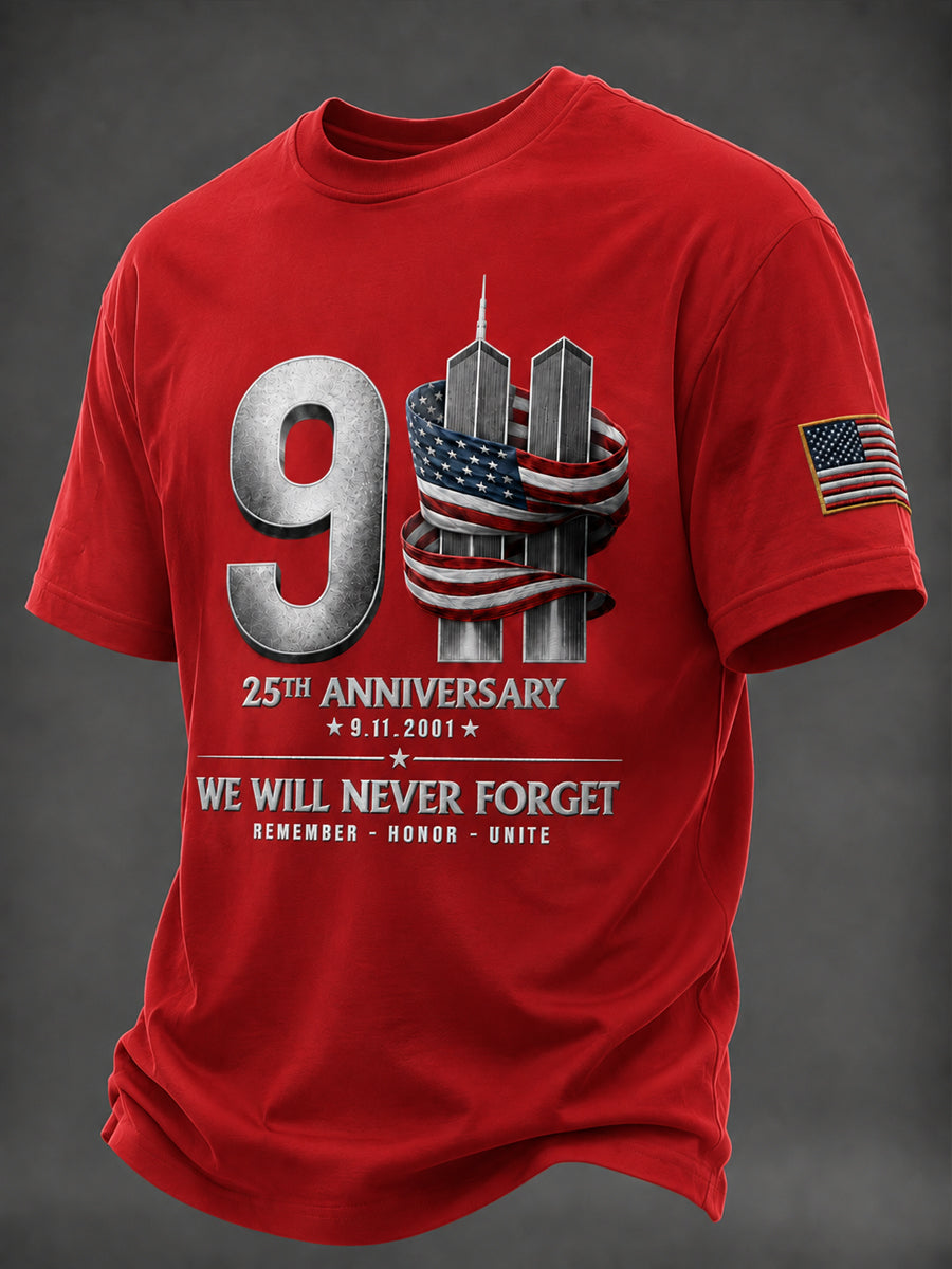 Men's America Printed T-shirt