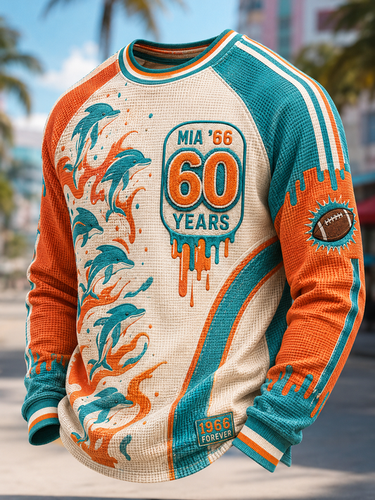 Men's Waffle Long Sleeve T-Shirt