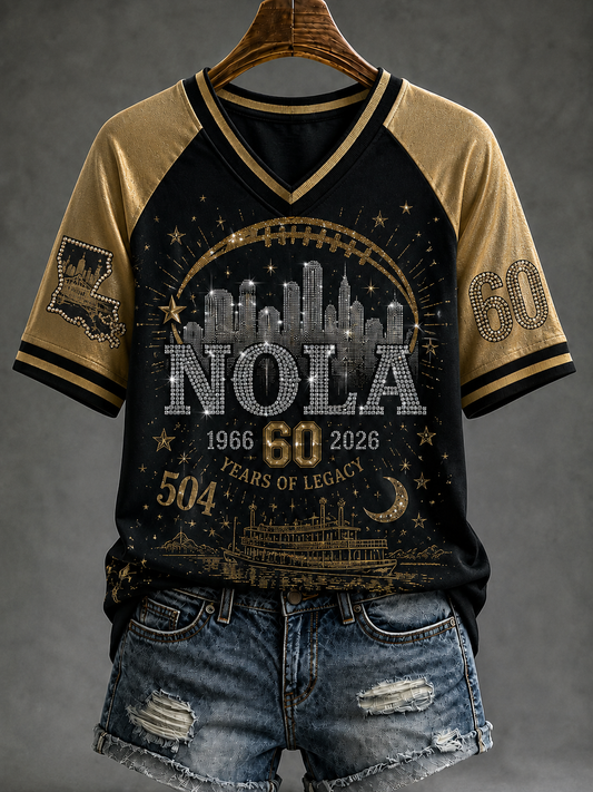 Women's V-Neck Short-Sleeved T-Shirt