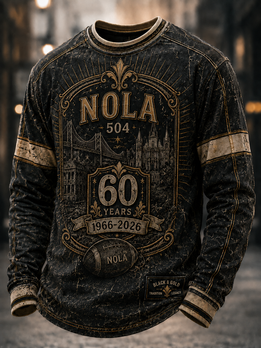 Men's Waffle Long Sleeve T-Shirt