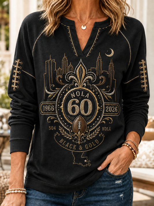 Women's Cotton-Linen Long-Sleeve T-Shirt