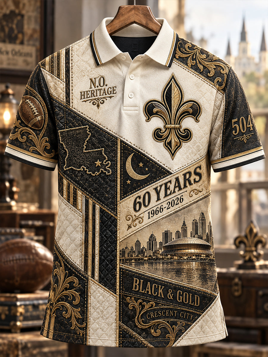 Men's New Orleans Saints Polo Shirt