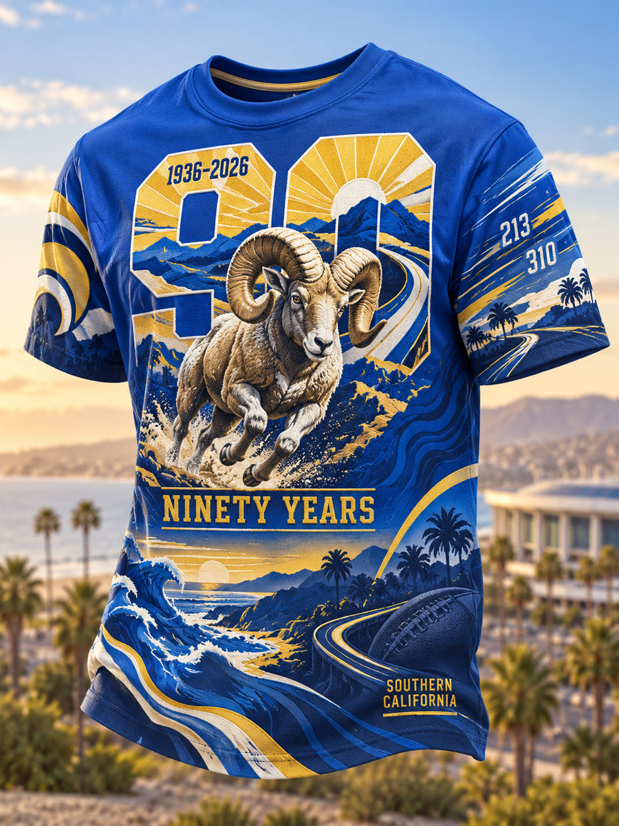 Men's Los Angeles Rams Short Sleeves T-Shirt