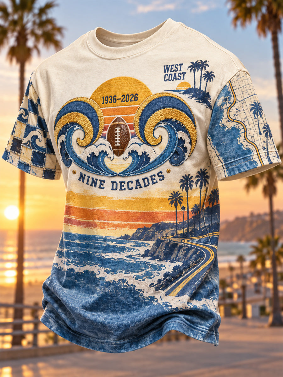 Men's Los Angeles Rams Short Sleeves T-Shirt
