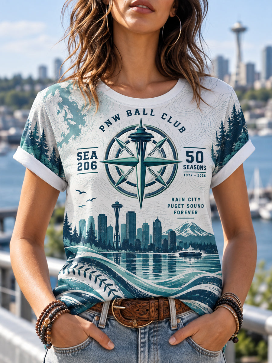 Women's Seattle Mariners Short-Sleeved T-Shirt