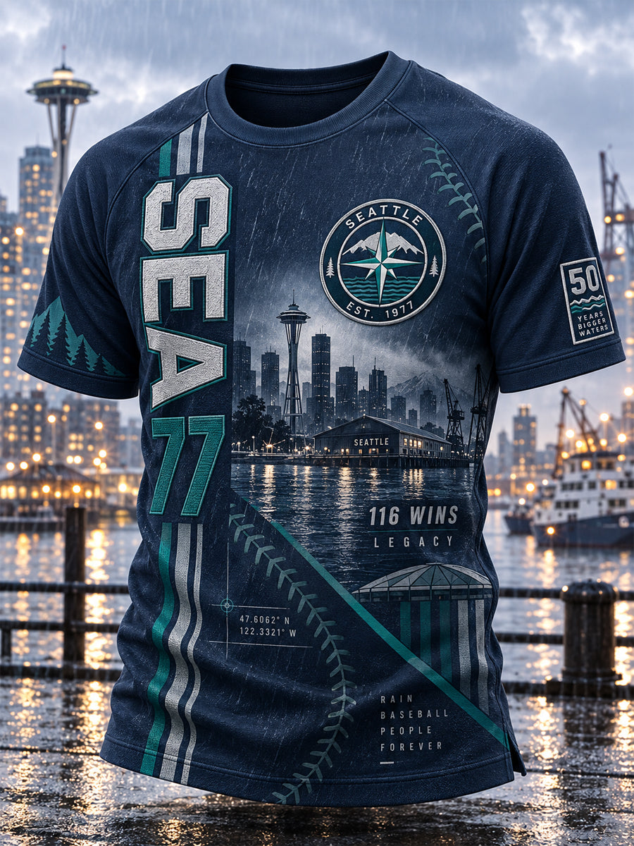 Men's Seattle Mariners Short Sleeves T-Shirt