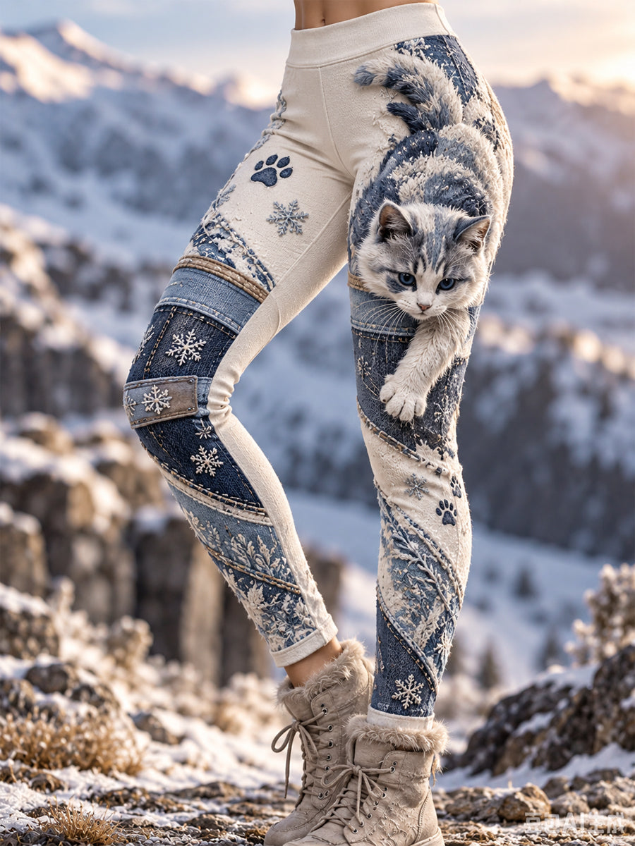 Women's Interesting Animals Velvet Leggings
