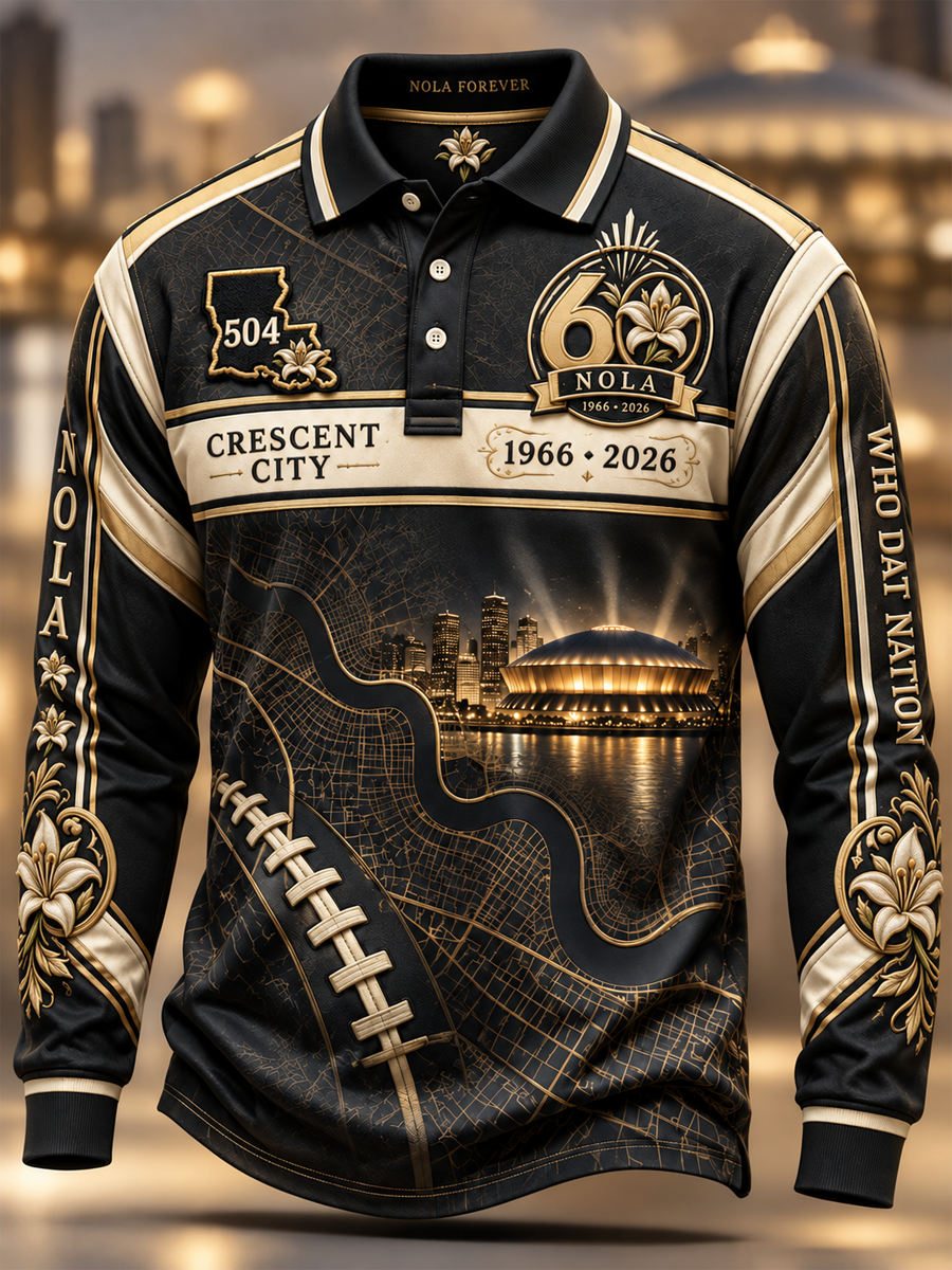 Men's New Orleans Saints Long Sleeve Shirt