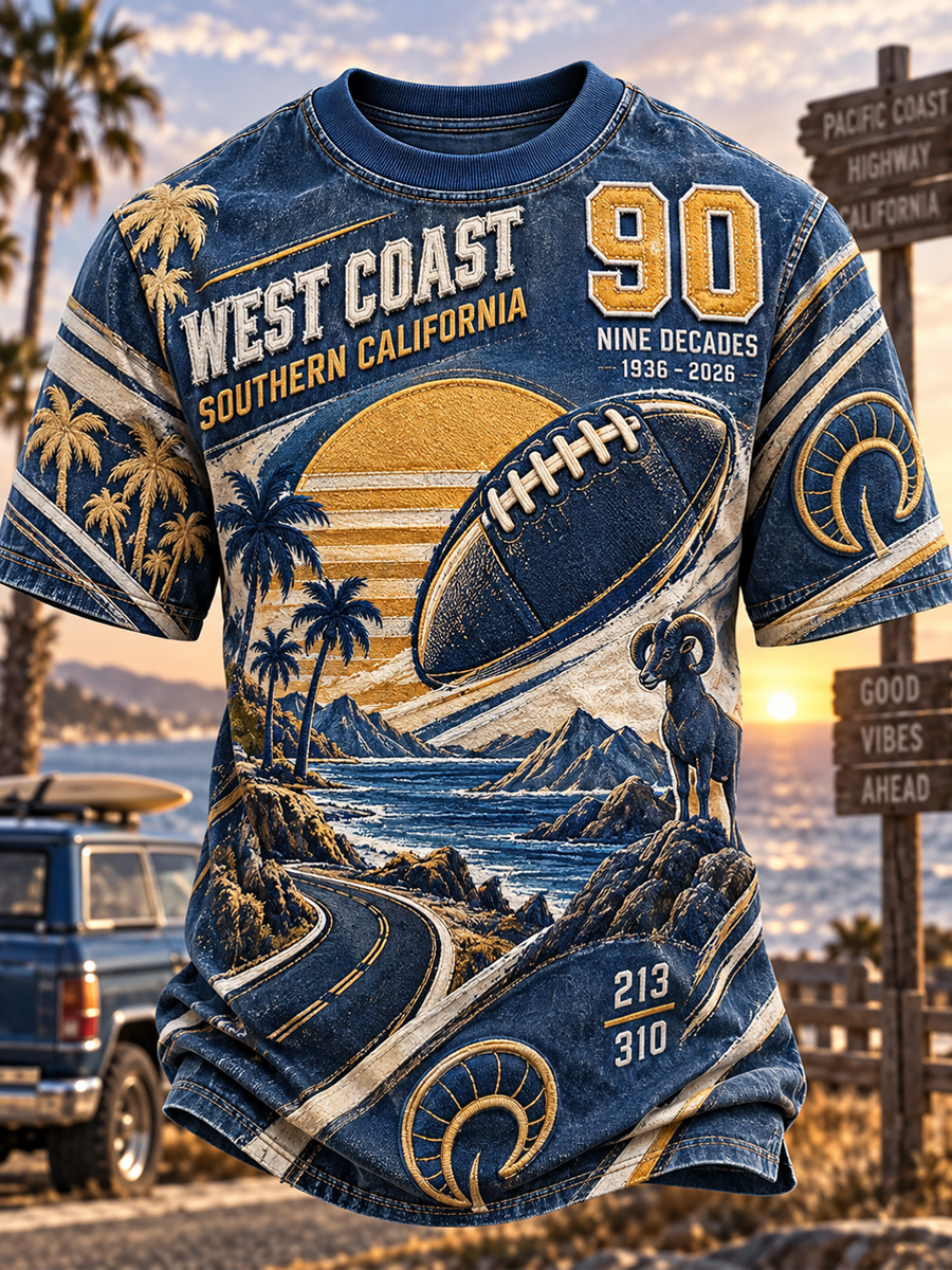 Men's Los Angeles Rams Short Sleeves T-Shirt