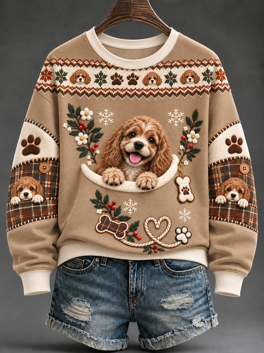Women's Cute animals Print Sweatshirt