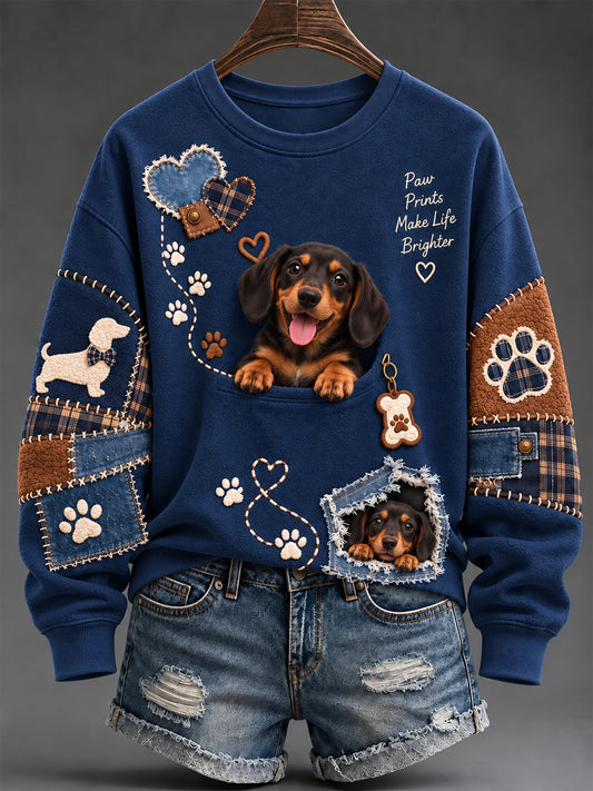 Women's Cute Animalst Print Sweatshirt