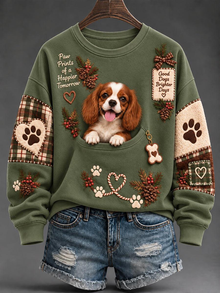 Women's Cute Animalst Print Sweatshirt