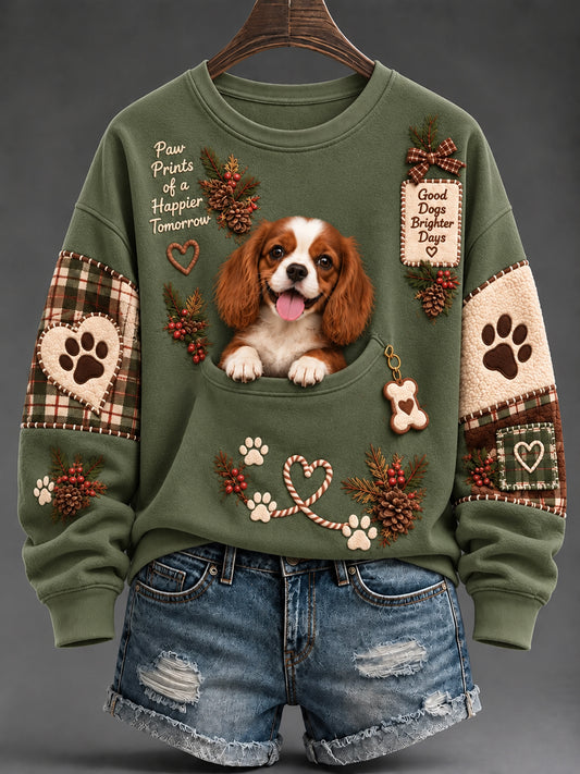 Women's Cute Animalst Print Sweatshirt