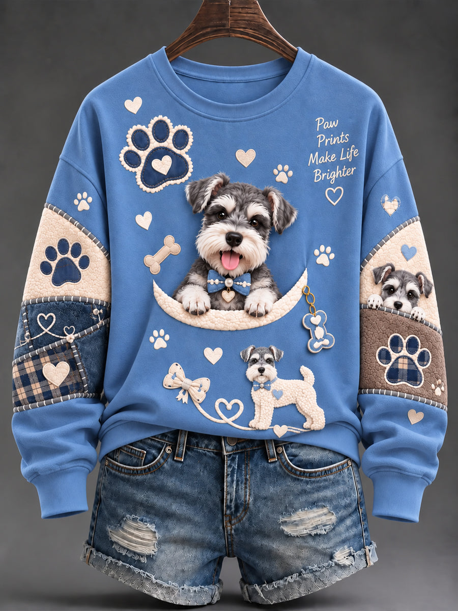 Women's Cute Animalst Print Sweatshirt