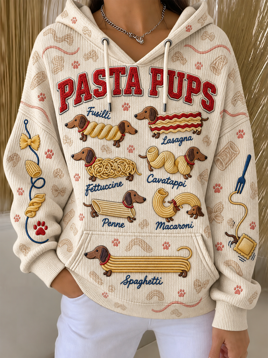 Women's Fun Animal Slogan Raglan Sleeve Sweatshirt