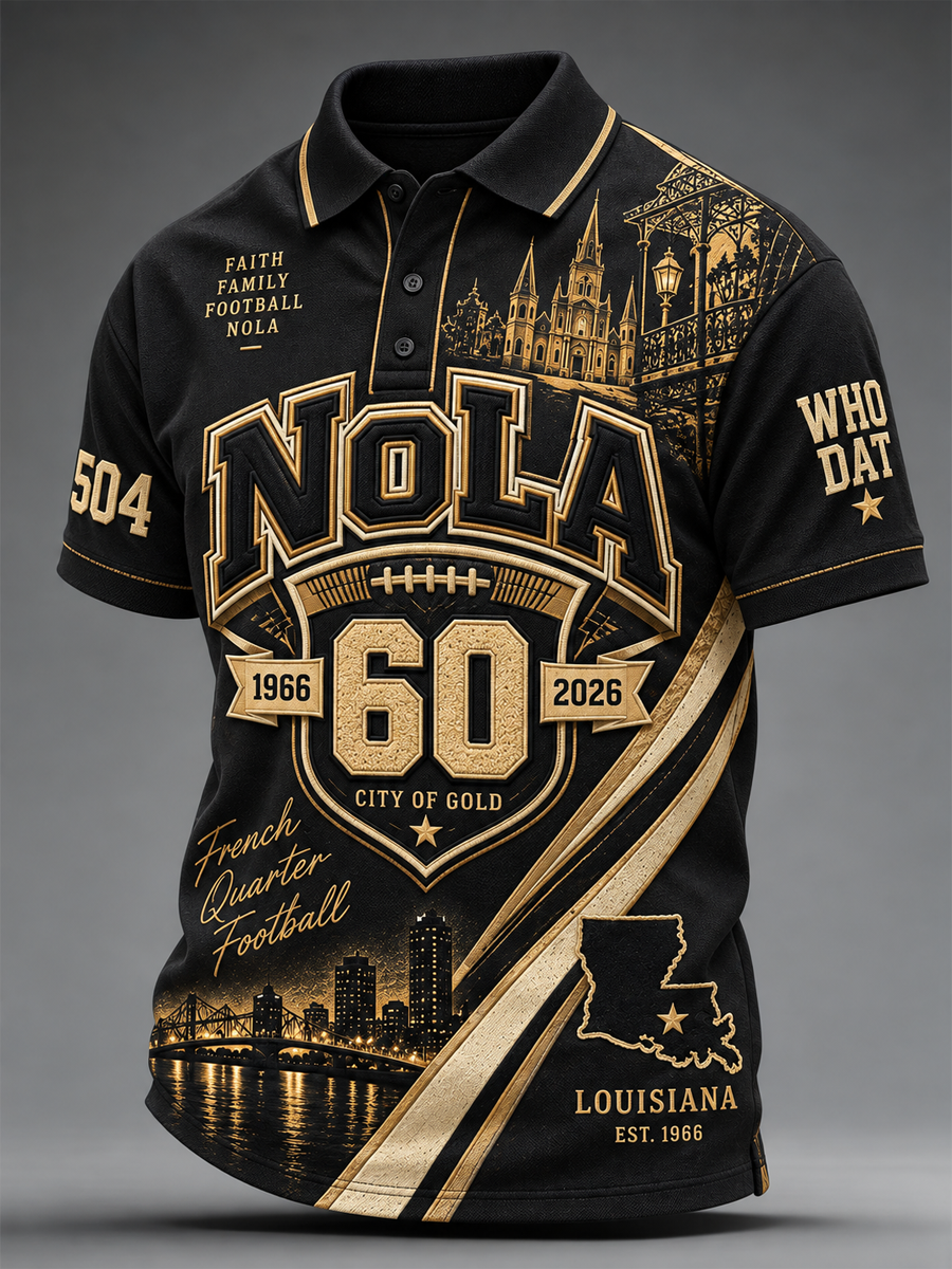 Men's New Orleans Saints Polo Shirt